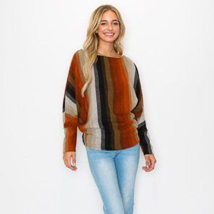 Sunset stripe dolman